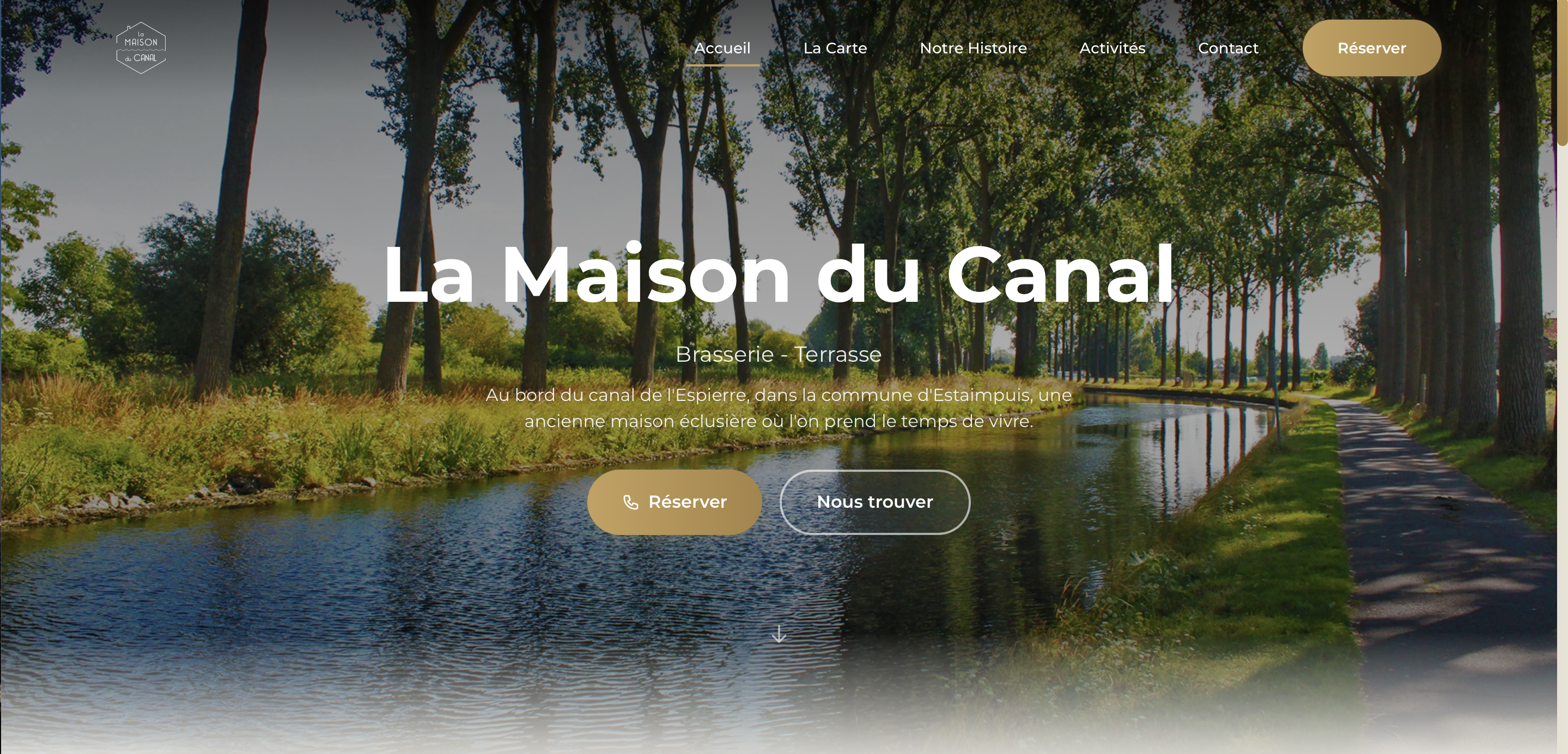 La Maison du Canal - Site web